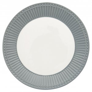 GreenGate Lunch Plate Alice Nordic stone grey Ø 23 cm