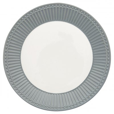 GreenGate Lunch Plate Alice Nordic stone grey Ø 23 cm