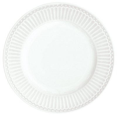GreenGate Dessert Plate (small plate) Alice white Ø 17.5 cm