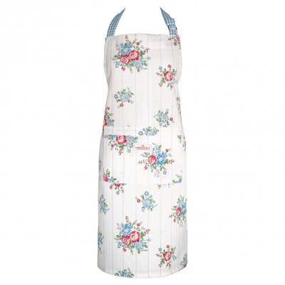GreenGate Baumwolle Schürze Henrietta white (90 x 70 cm)