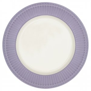 GreenGate Speiseteller - Dinner plate Alice lavender - lila Ø 26.5 cm