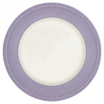 GreenGate Speiseteller - Dinner plate Alice lavender - lila Ø 26.5 cm