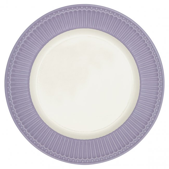 GreenGate Dinerbord Alice lavendel - paars Ø 26.5 cm - Klik op de afbeelding om het venster te sluiten