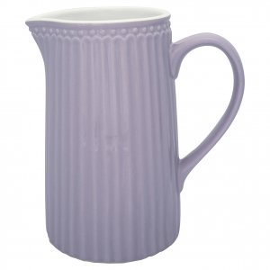 GreenGate Jug Alice lavender - purple (1 Liter) H 17.6 cm