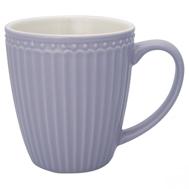 GreenGate Koffiemok Alice lavender (Paars) 350 ml Ø 9 cm - Klik op de afbeelding om het venster te sluiten