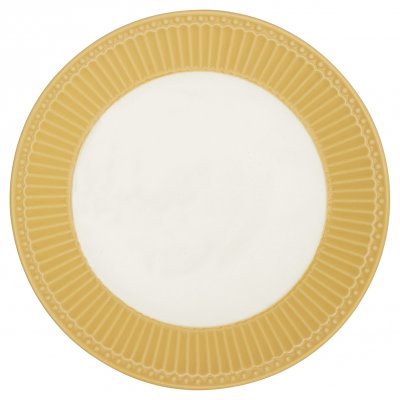 GreenGate Frühstücksteller - Plate Alice Honey mustard Ø 23 cm