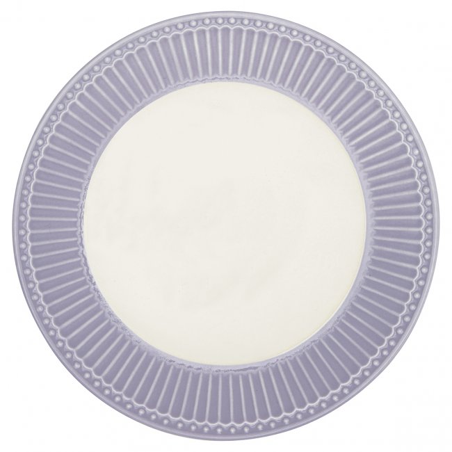 GreenGate Ontbijtbord Alice Lavender (paars) Ø 23 cm - Klik op de afbeelding om het venster te sluiten