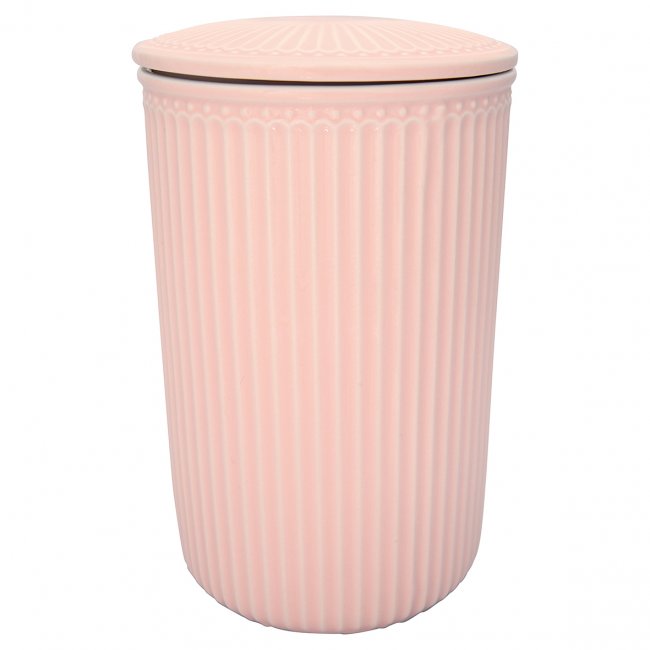 GreenGate Voorraadpot Alice lichtroze (groot) Ø 13.5 cm 1900ml - Klik op de afbeelding om het venster te sluiten