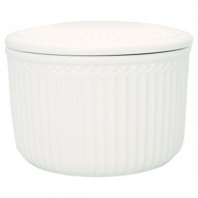 GreenGate Aufbewahrungsdose - Storage jar Alice white (klein) Ø 13.5 cm 800ml