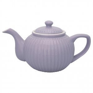 GreenGate Teapot Alice Lavender(Purple) 1 liter - Ø 17.5 cm