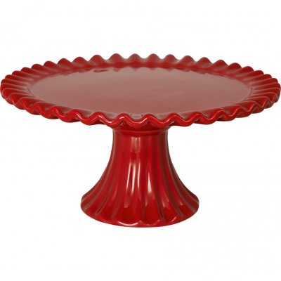 GreenGate Cake stand Charline red (small) 10 x 20 x 20 cm