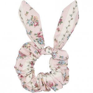 GreenGate Katoenen Scrunchie Ava wit (set van 2 stuks)