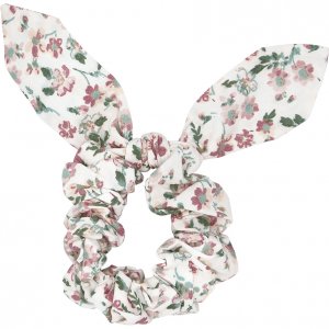 GreenGate Baumwolle Haargummi - Scrunchie Marie petit dusty rose (2er Set)