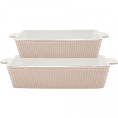 GreenGate Ofenformen Rechteckig Alice creamy fudge (2er Set)