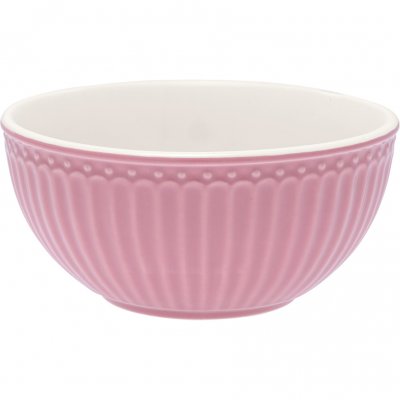 GreenGate Ontbijtschaaltje Alice dusty rose Ø 14cm | 450 ml