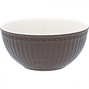 GreenGate Cereal bowl Alice dark chocolate brown Ø 14cm | 500ml