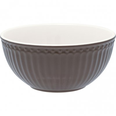 GreenGate Cereal bowl Alice dark chocolate brown Ø 14cm | 500ml