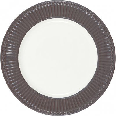 GreenGate Dinerbord Alice donker Chocolade Ø 26.5 cm