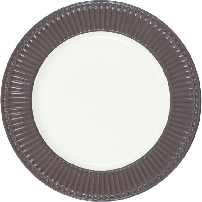 GreenGate Dinerbord Alice donker Chocolade Ø 26.5 cm - Klik op de afbeelding om het venster te sluiten