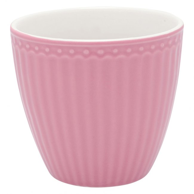 GreenGate Latte cup (Becher ohne henkel) Alice dusty rose 300ml Ø 10cm - zum Schließen ins Bild klicken