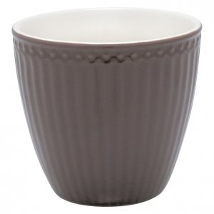 GreenGate Latte cup Alice dark chocolate 300ml Ø 10cm