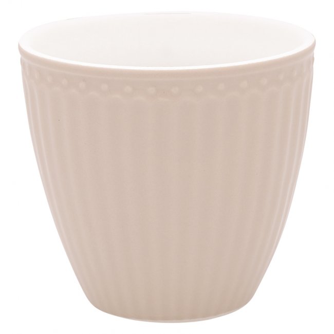 GreenGate Beker (Latte Cup) Alice Creamy fudge (Karamel) 300ml Ø 10cm - Klik op de afbeelding om het venster te sluiten