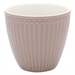 GreenGate Latte cup (Becher ohne henkel) Alice hazelnut brown 300ml Ø 10cm