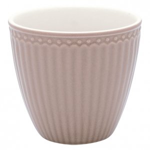 GreenGate Beker (Latte Cup) Alice hazelnut bruin 300ml Ø 10cm