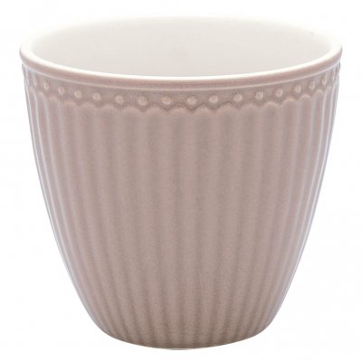 GreenGate Latte cup (Becher ohne henkel) Alice hazelnut brown 300ml Ø 10cm