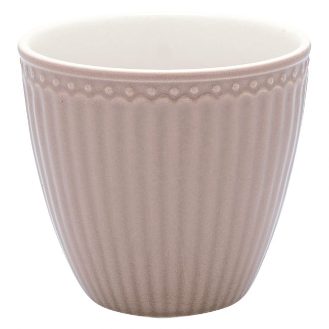 GreenGate Beker (Latte Cup) Alice hazelnut bruin 300ml Ø 10cm - Klik op de afbeelding om het venster te sluiten