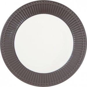 GreenGate Frühstücksteller - Plate Alice dark Chocolate Ø 23cm