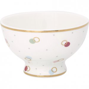 GreenGate Snack bowl Kylie white Ø 6.5cm x H10cm | 200ml