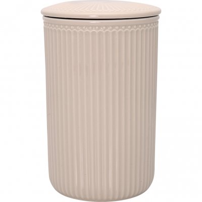 GreenGate Voorraadpot Alice creamy fudge (groot) Ø 13.5cm x H21cm | 1900ml