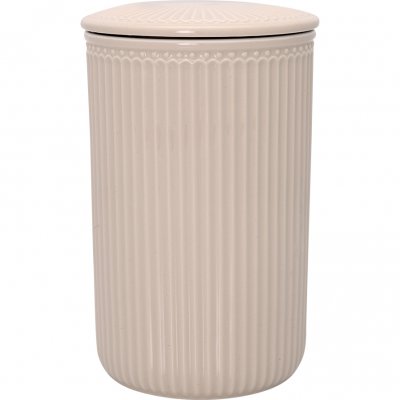 GreenGate Storage jar Alice creamy fudge (large) Ø 13.5cm x H21cm | 1900ml