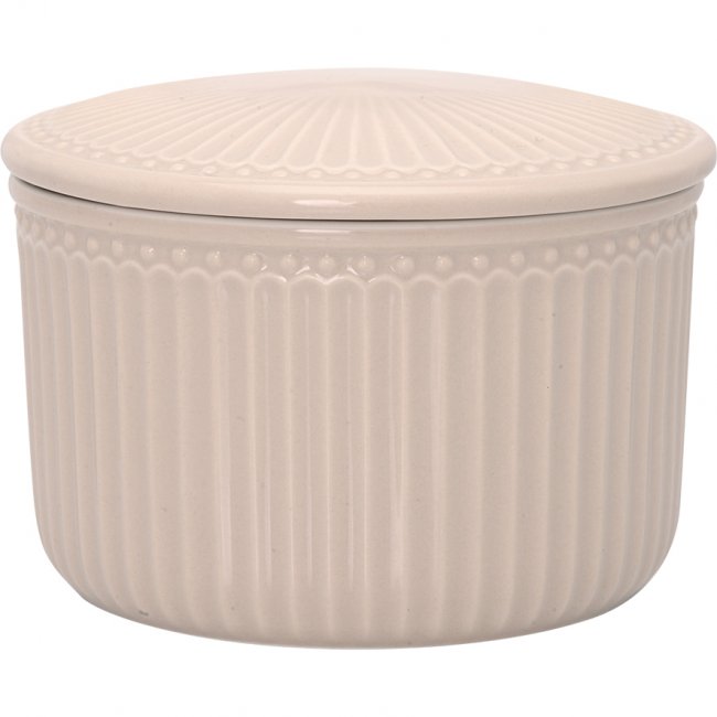 GreenGate Aufbewahrungsdose (Storage Jar) Alice creamy fudge (klein) Ø 13.5cm x H9cm | 800ml - zum Schließen ins Bild klicken