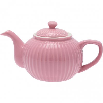 GreenGate Theepot Alice dusty rose 1 liter - Ø17.5cm