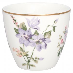GreenGate Becher (Latte Cup) Jacobe white mit goldenes rand - Latte Cup Sale