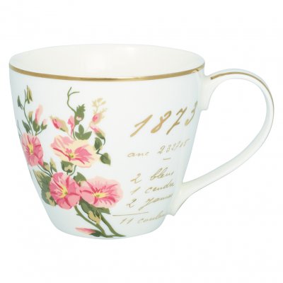 GreenGate Mug Jacobe white Ø10cm - 300ml