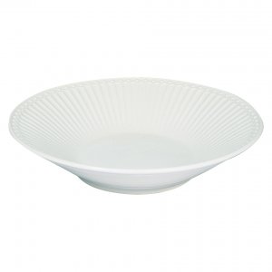 GreenGate Pasta plate Alice white Ø23cm H5cm