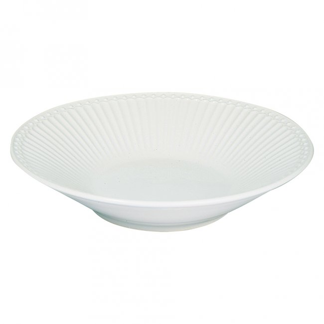 GreenGate Pastabord Alice wit Ø23cm H5cm - Klik op de afbeelding om het venster te sluiten