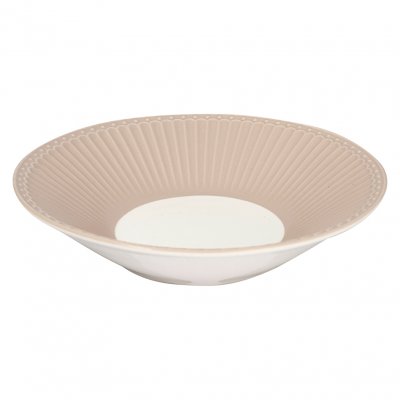 GreenGate Pasta plate Alice creamy fudge (Caramel) Ø23cm H5cm