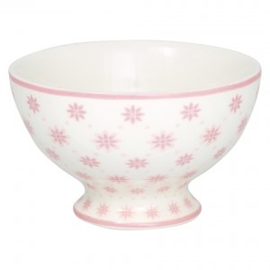 GreenGate Snack bowl Laurie pale pink Ø10cm H6.5cm - 200ml
