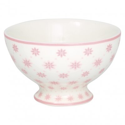 GreenGate Snack bowl Laurie pale pink Ø10cm H6.5cm - 200ml