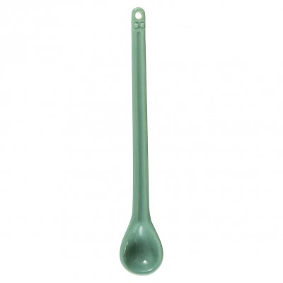 GreenGate Porcelain Spoon Alice Dusty green L 16 cm