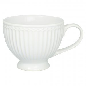 GreenGate Tea cup Alice white Ø11cm H9.5cm - 400ml