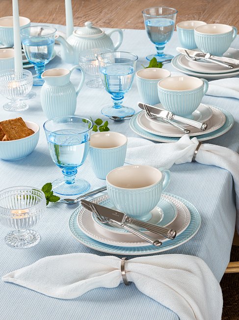 GreenGate Teetasse - Teacup Alice pale blue Ø11cm H9.5cm - 400ml - zum Schließen ins Bild klicken