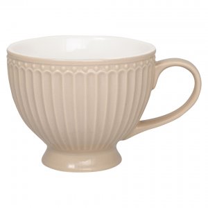 GreenGate Tea cup Alice creamy fudge Ø11cm H9.5cm - 400ml