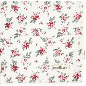 GreenGate Napkin with lace Astrid white (40 x 40 cm)