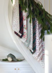 GreenGate Tea towel Leonora white (50 x 70 cm)