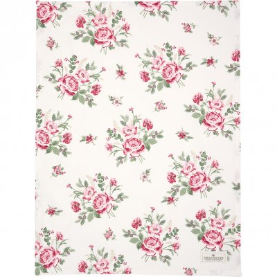 GreenGate Theedoek Leonora white (50 x 70 cm)